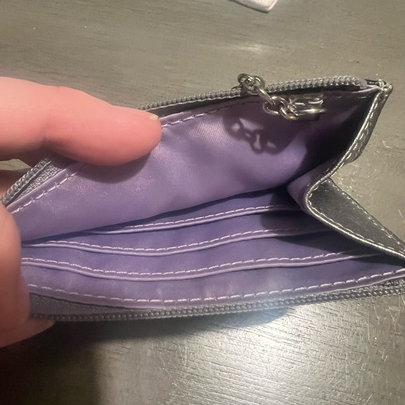 Coach gunmetal card holder - Picture 3 of 5